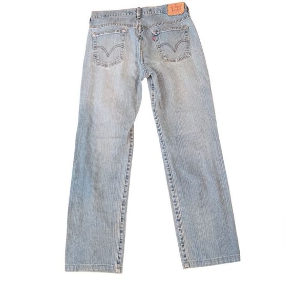 Levi's 505 nouveau low rise straight Y2K light wash jeans women's size 10 - Picture 4 of 10